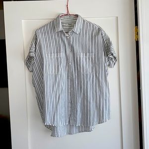 Madewell striped courier blouse